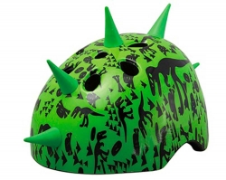 Шлем детский Green Cycle DINOSAUR размер S 48-52см зеленый