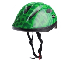 Шлем детский Green Cycle FLASH размер 50-54см зеленый лак