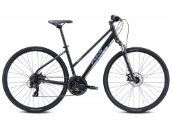 Велосипед Fuji 28 TRAVERSE 1.7 ST рама - 17 2021 Satin Black /Cyan