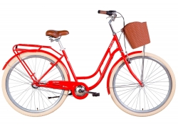 Велосипед 28 Dorozhnik RETRO PH 2022 помаранчевий, розмір - 19