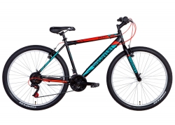 Велосипед ST 27,5 Discovery AMULET Vbr 2022 TGB чорно-червоний з бірюзовим, розмір - 17