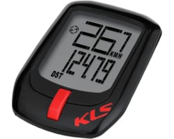 Велокомп'ютер дротовий KLS Direct чорно-червоний 6-функцій (без ф-ї ;час в дорозі;)