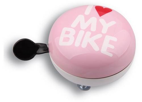 Динг-Донг Green Cycle GBL-458 I love my bike диаметр 80мм розовый
