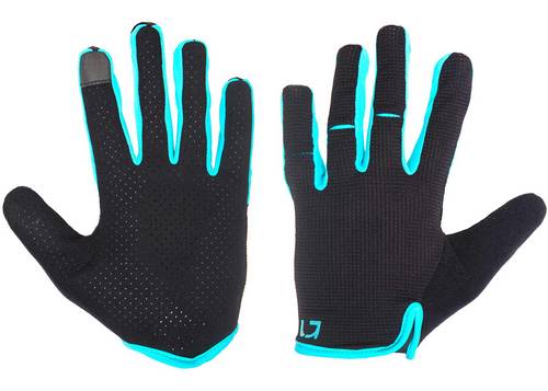 Перчатки Green Cycle Punch с закрытыми пальцами L черно-синие