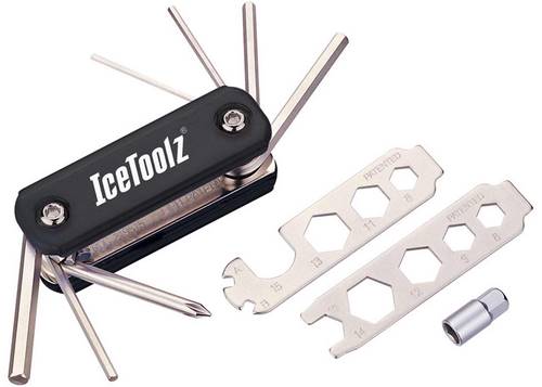Ключ ICE TOOLZ 93B1 складной 20 инструментов