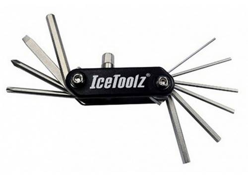 Ключ ICE TOOLZ 95A5 складной 11 инструментов Compact-11