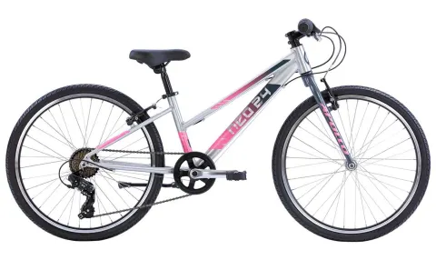 Велосипед 24" Apollo NEO 7s girls Brushed Alloy / Charcoal / Pink Fade