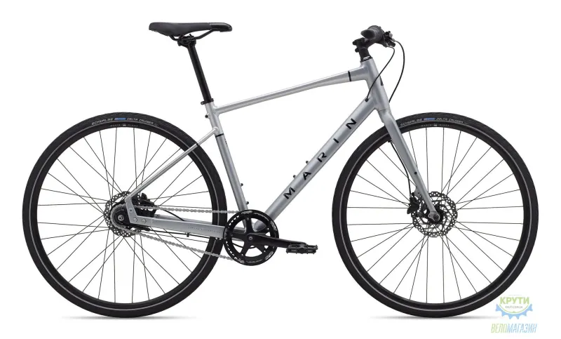 Велосипед 28" Marin PRESIDIO 2 рама - M 2023 Satin Charcoal/Silver/Gloss Black